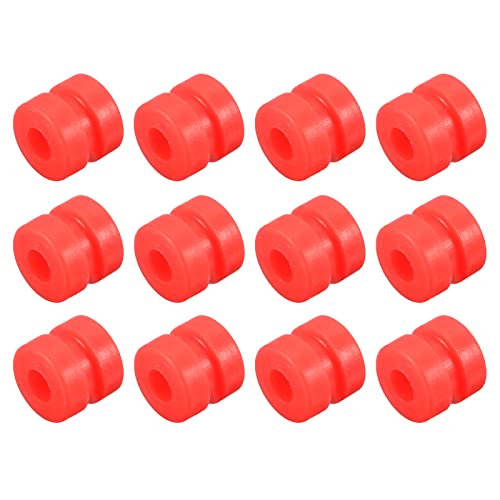 MECCANIXITY RC Anti Vibration Rubber Balls for RC F4 F7 Flight Controller M2x4mm Shock Absorption Balls (Red), Pack of 24