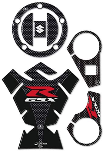 Kit protections résine Suzuki GSXR 1000 autocollants 3D moto Labelbike haut de gamme
