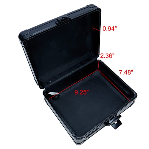 Vaultz Cash Box, 9.8 L X 8 H X 3.75 W Inches, Super Tactical Black (Vz00834) #TOP6