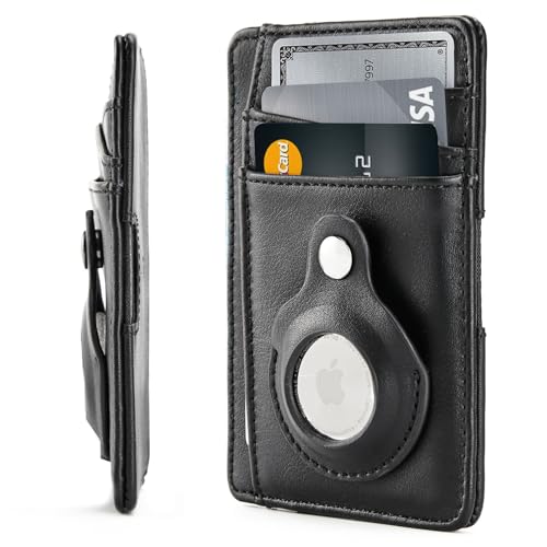 BEWMER Porta Carte di Credito da Uomo e Donna | Portafoglio Slim Uomo in Ecopelle di Alta Qualità | Contiene Fino a 8...