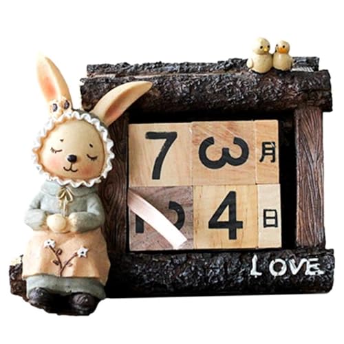 卓上万年カレンダー うさぎデザイン