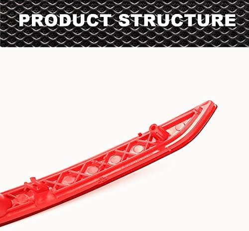 Miniatura 2 de CROSSDESIGN Juego de 2 reflectores para parachoques trasero, izquierdo y derecho, color rojo, compatible con Hyundai Elantra 2017 2018 HY1185118