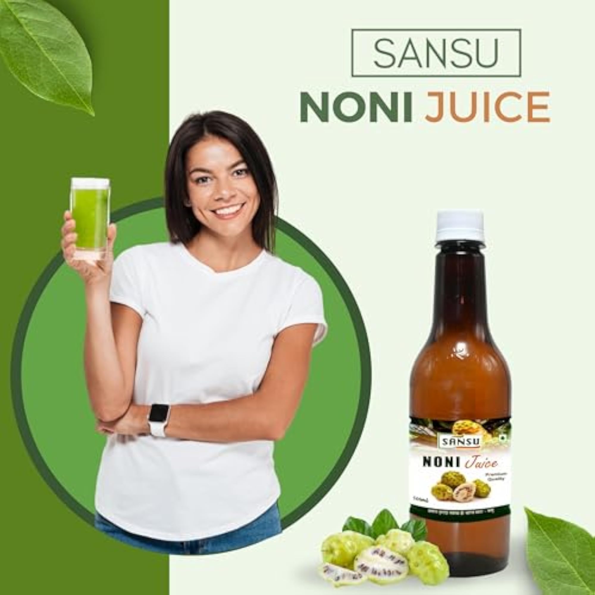 Sansu Natural Noni Ras, 200ml, Pack of 3