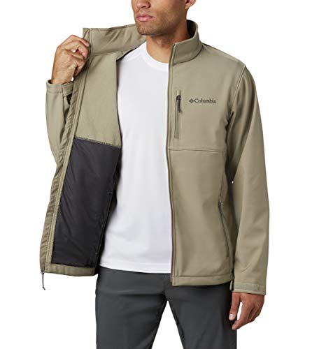 Image of Columbia Men Polyester Short Length Omni-Shield Ascender Softshell Hiking and Trekking Jacket