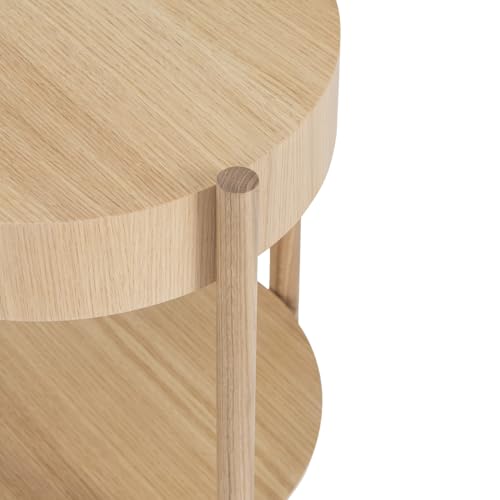 Table d'appoint Chaplin, résolvez le manque de place avec ce bout de canapé compact en chêne