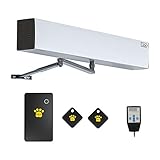 Automatic pet Door with RFID Smart Pet Collar Sensor Tags, DIY Automatic pet Door Without Holes