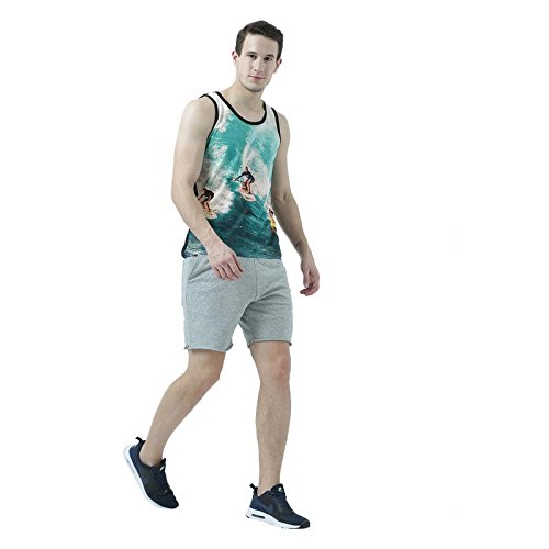 Image of wear your mind Turquoise Vest for Men MSV213