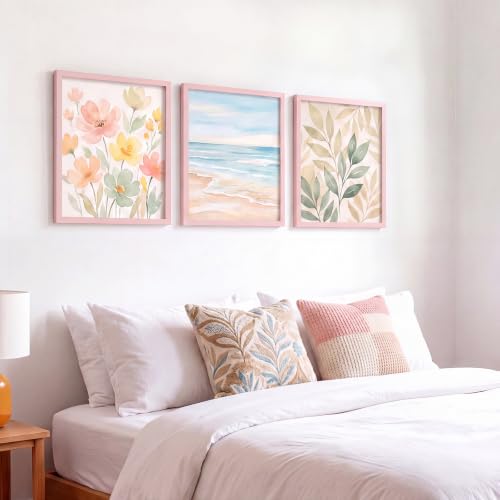 Image of LaVie Home 11x14 Picture Frame for Wall Display, 11 x 14 Pink Picture Frame with HD Plexiglas, 11 by 14 Poster Frame 1 Pack, Display Frame for Vertical or Horizontal, Classic Collection