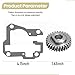 9706529 W11086780 Replacement Gear Parts for Worm 9703543 1094120 9703543 AH774065 EA774065 PS774065 WP9706529 with the 9709511 Gasket and 9703680 Circlip
