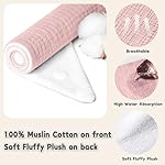 Susurration Muslin Baby Drool Bibs 6Pack Soft Triangular Adjustable Baby Bandana Bibs for Unisex Baby Girls & Boys - Image 3