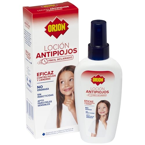 Orion Loción antipiojos con dimeticona. Sin insecticidas 100ml