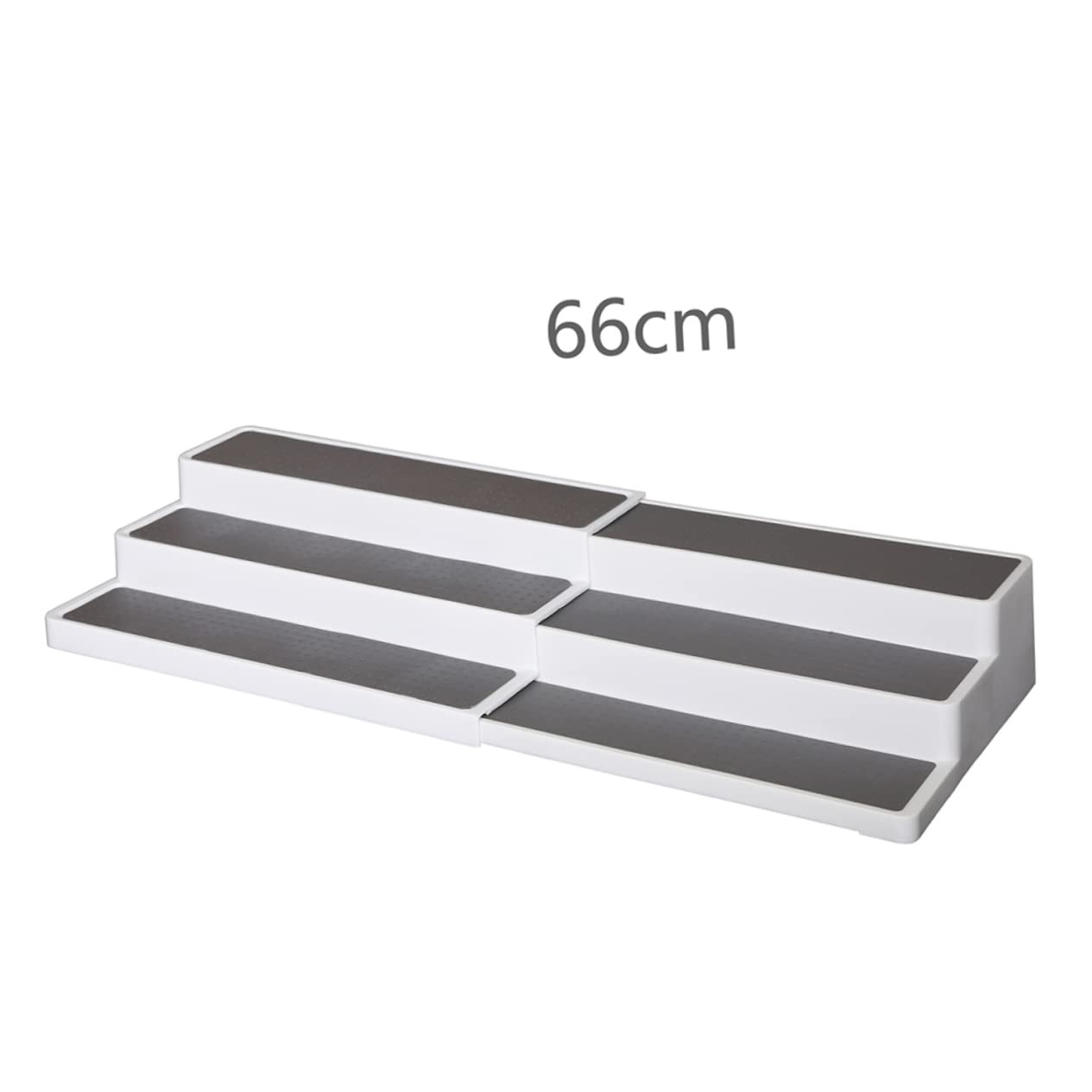 Cabilock 1 Pc estante de condimento de escalera organizador de escalones Estante de escalón de 3 niveles estanterías organizador de botellas de condimentos antideslizante cajón, 30622469N5