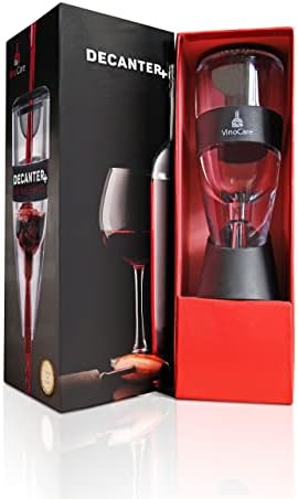 VinoCare Decanter+ – Decantador de vino (incluye funda de transporte) VinoCare Decanter+ – Decantador de vino (incluye funda de transporte)