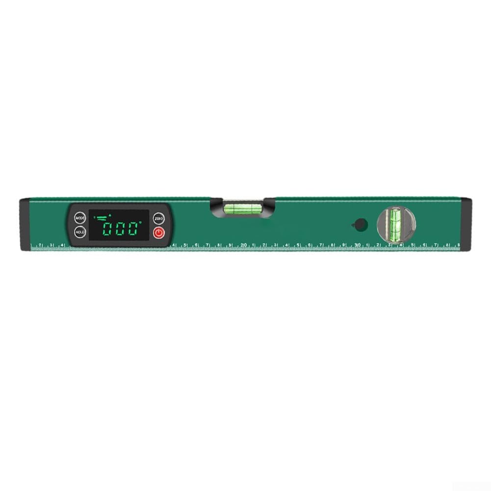 Regla de nivel digital de 400 mm con la base magnética de retención de datos de la pantalla LED para tareas de la carpintería de la construcción
