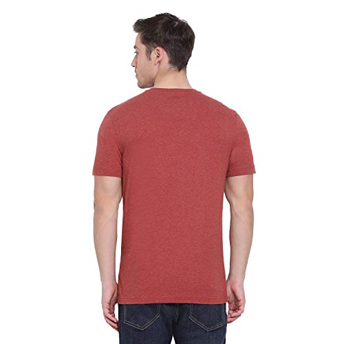 Image of Red Tape Melange Round Neck T-Shirt for Men | Premium Comfort | Versatile Everyday Essential
