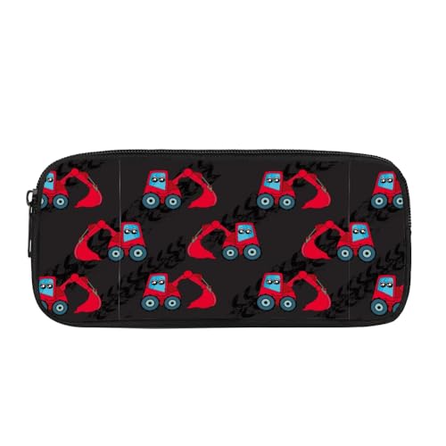 Image of Forklift Pencil Case for Men Women,Large Capacity Pencil Box for Boys Girls,Pencil Case Pouch with Zipper for School Work Travel