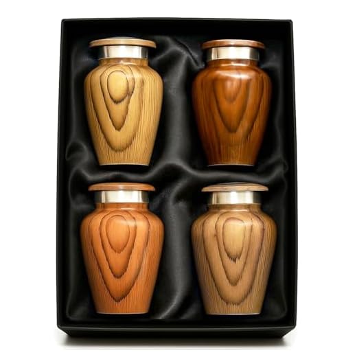 Elegant Mini Urns for Ashes Keepsake Set