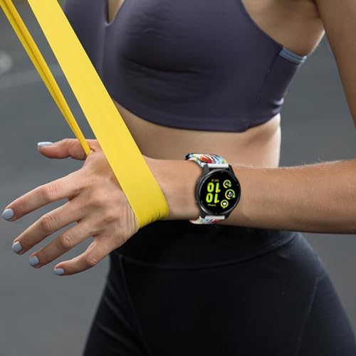 2 Pack Bandas de Nylon para Reloj Garmin 20 mm miniatura 7