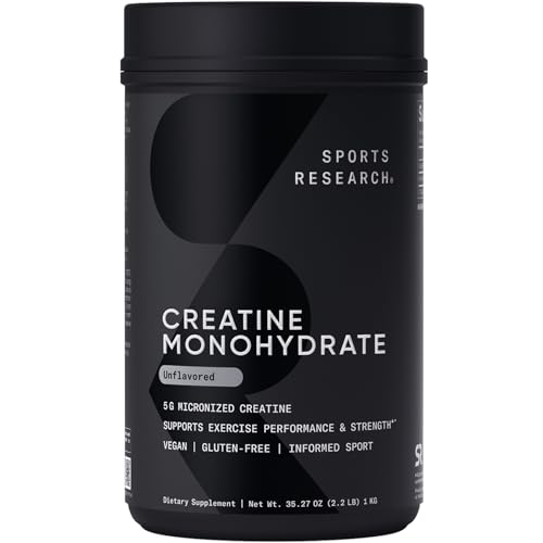 Image of Sports Research Recovery Matrix - Dutch Chocolate Whey Protein Powder (5.42 LB) and Creatine Monohydrate (2.2 LB) Bundle