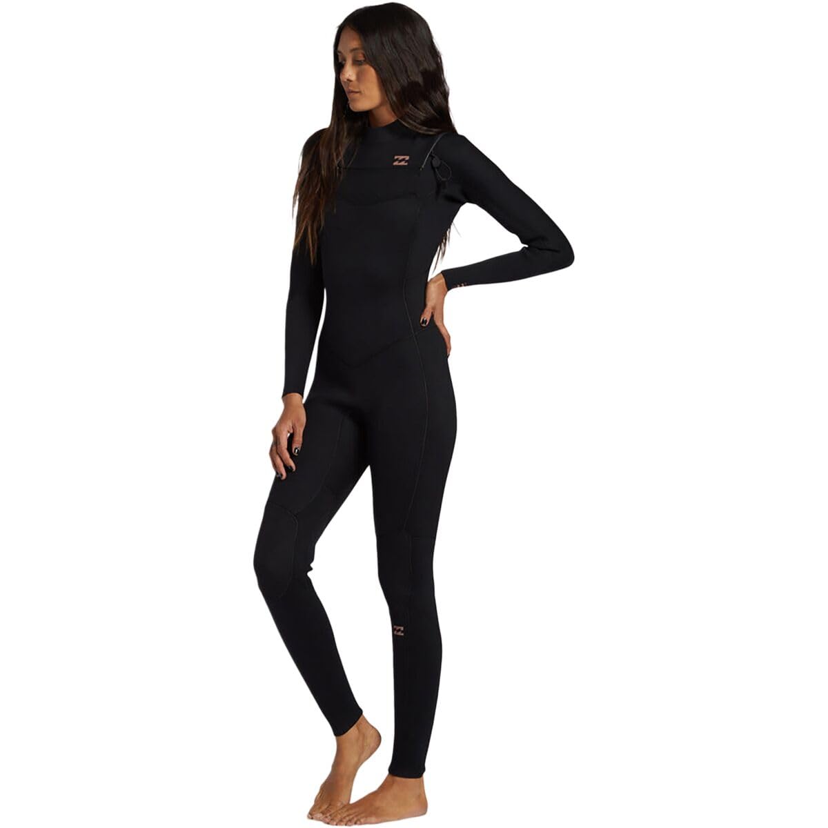 BILLABONG Da Donna Foil 4/3mm Chest Zip 2024 Muta ABJW100188 - Black