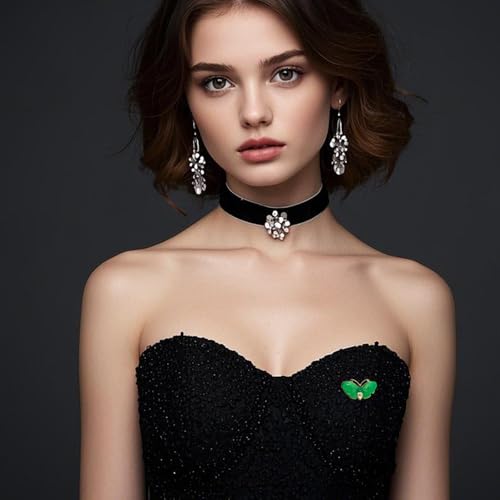 Image of Rhinestone /Enamel Animals Brooch and Pin for Women Elegant Animals Brooches Dress Accessories Birthday Gifts for Mom Wife