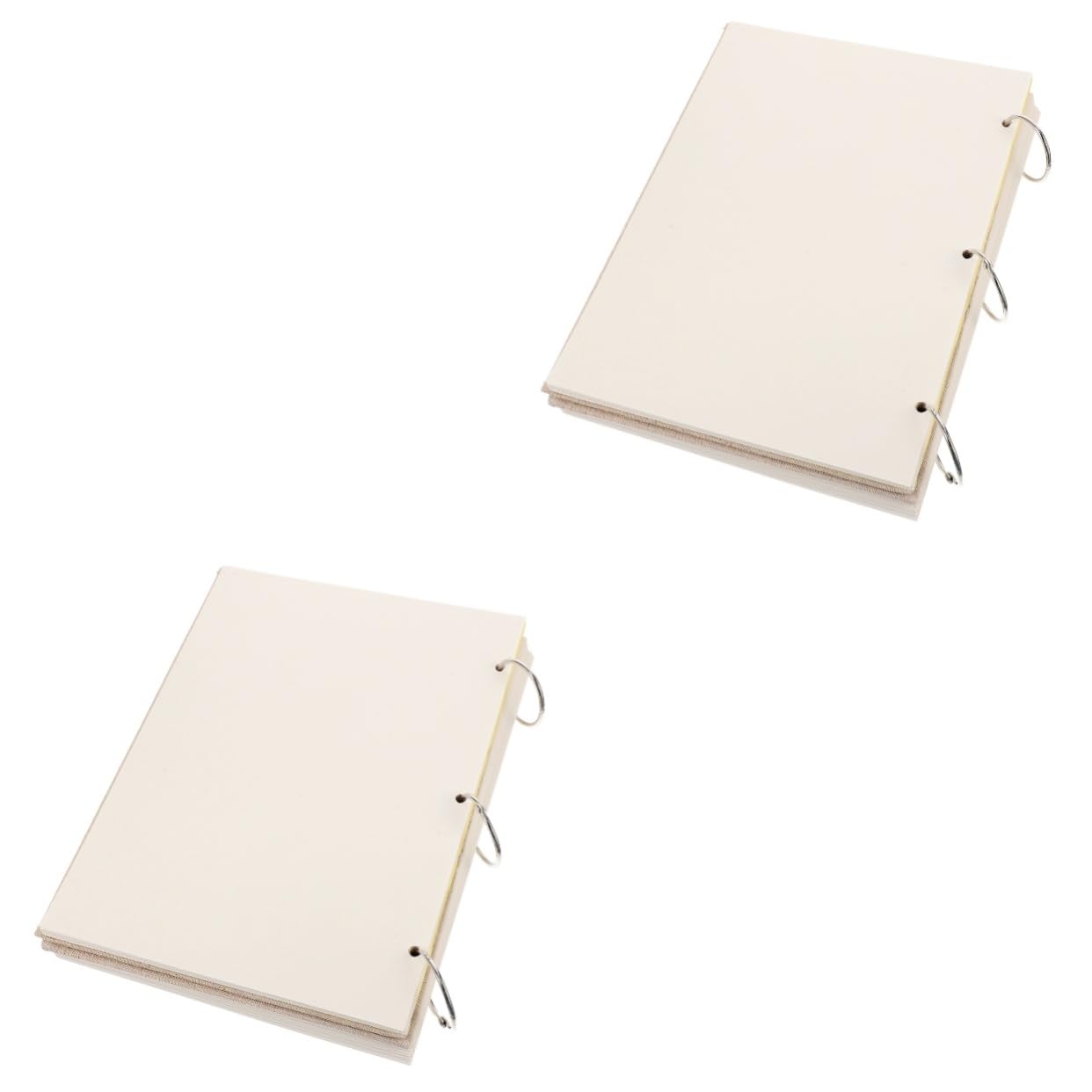 jojofuny 2 Pezzi Sketch Book con Staccabili Carta Spessa Copertina Lino Blocco per Disegno e Schizzi Artistici Adatto Penne Matite e Pastelli per Artisti e Principianti