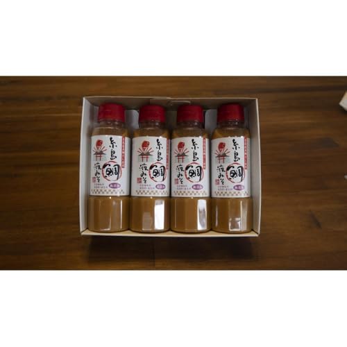 糸島食品 糸島鯛液みそ 4本セット お味噌汁 68杯分 食品添加物無添加 味噌 液体