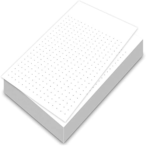 White Dot Grid Vertical Index Cards, 3" X 5" Inches | 300 Sheets Per Pack Cover