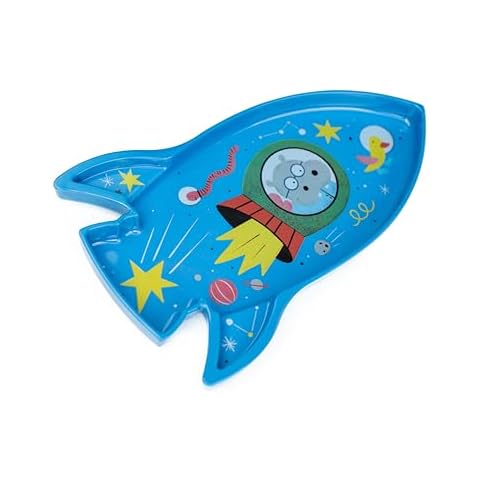 Ippo Kids Fun Rocket-Shaped Plate for Toddlers Cover
