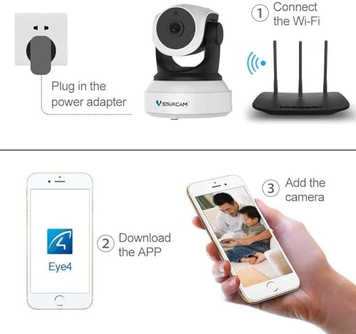 Image of VSTARCAM Cameras for Home Security Indoor, 2K with 360 Rotation, Human /Motion Detection with Auto Tracking, 2-Way Audio & DIY Voice, 2.4GHz WiFi Wireless, Cloud & SD Card Storage(up to 256GB)