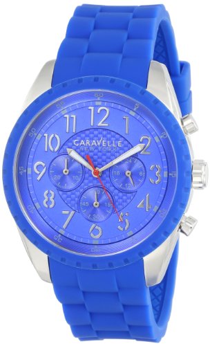 Caravelle by Bulova Men's 43A121 Analog Display Japanese Quartz Blue Watch