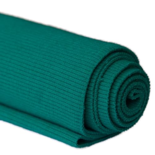 Tissu nervuré élastique pour bords-côtes et encolures de pulls