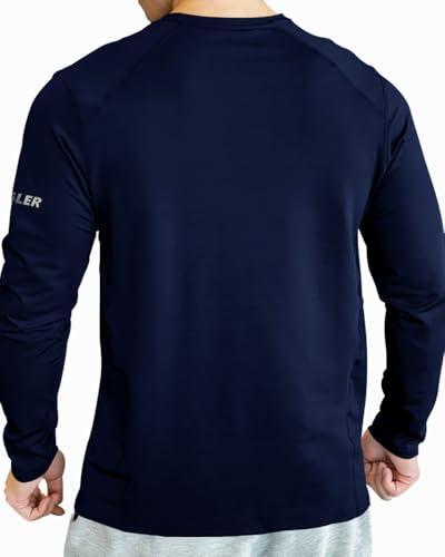 Image of Noble Monk Mens Polyester Solid Regular Fit T-Shirt