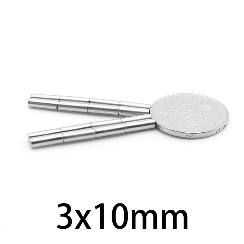20-1000pcs 3x10mm Neodymium Magnetic Circular Rare Earth Permanent Circle 3 * 10mm Mini Round(300pcs)