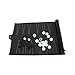 Produktbild SNIIA Reise Backgammon Set Abnehmbare tragbare Roll Up Design, Leder Backgammon Set Backgammon Schach Dame Innen, Leder Backgammon Brettspiel Set (Schwarz)