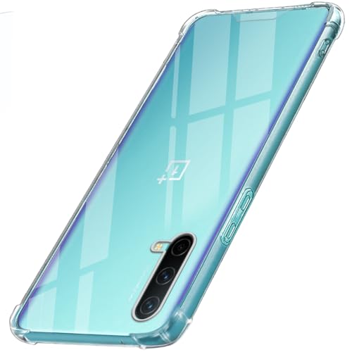 Image of TheGiftKart Crystal Clear Back Cover Case for OnePlus Nord CE 5G (2021) | 360 Degree Protection | Shock Proof Design | Transparent Hard Back Cover Case (PC & TPU, Transparent Bumper)
