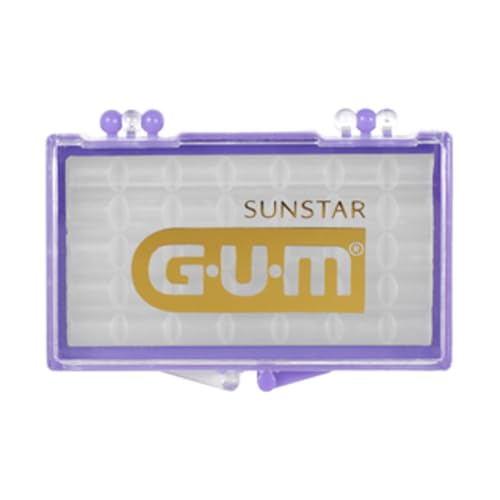 Image of GUM Orthodontic Wax for Braces & Aligners, Unflavored, 1 Count | Soothing Dental Wax with Vitamin E, Clear, Unflavored