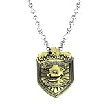 Kbtany FNAF Security Guard Badge Pendant Necklace - Freddy Fazbear Costume Accessories - Gifts for Men Women and Fans