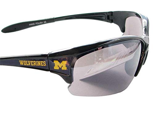 Sports Accessory Store Michigan Wolverines Black Blue Mens Women's Licensed Sunglasses UM S7JT
