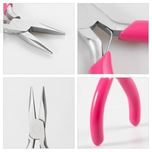 Image of Mini Long Nose Pliers, 3 Inch, Smooth Jaw, Chain Nose Pliers