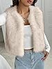 BTFBM Faux Fur Vest Women Fall Fashion 2025 Sleeve... #1