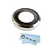 EShine Back Rear Camera Lens Cover Ring Replacement for iPhone 6 4.7 A1549 (GSM), A1549 (CDMA) , A1586 , A1589 (ALL CARRIERS) + Cloth (Silver)