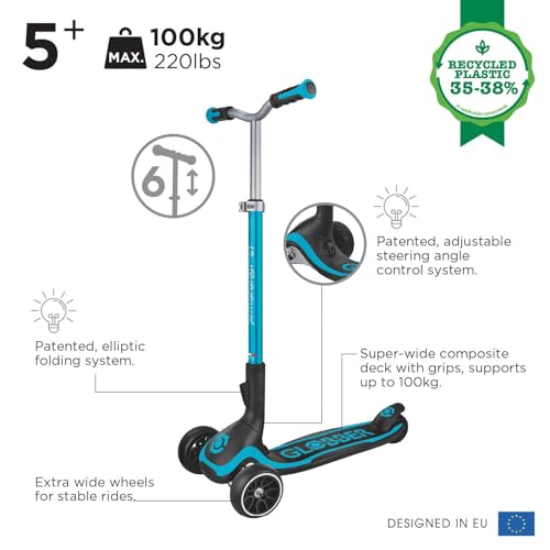 Trottinette pliable à 3 roues enfant ado adulte Globber ULTIMUM