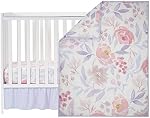 Bedtime Originals Lavande Florale 3-Piece Ensemble de literie pour bébé - Rose/Purple
