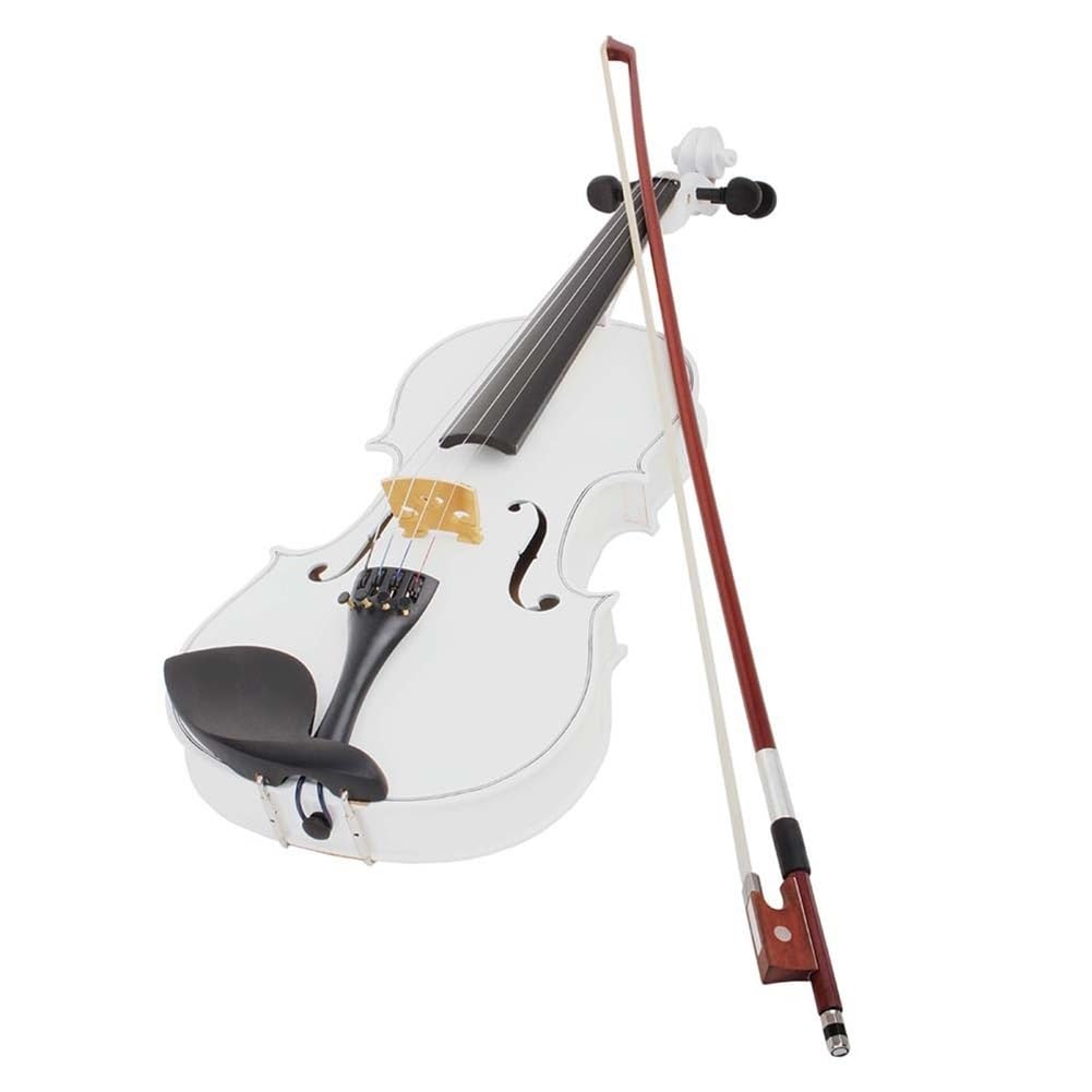 Kit Violino per Principianti, Violino Professionale in Legno massello con Top in Abete e Custodia Rigida, Archetto, poggiaspalla, accordatore, Corde Extra per Ponte (Size : 1/8)