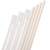 Algopix Similar Product 10 - DyeFree Paper StrawsPlasticless 200