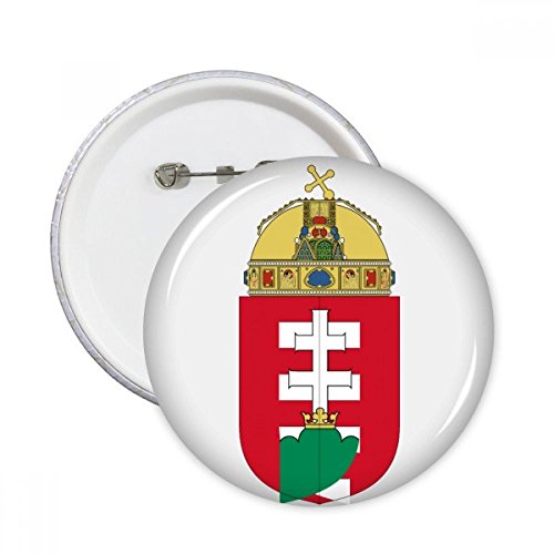 Pins Hongrie bouton national XXL 5pcs insigne rond décoration vêtement multicolore