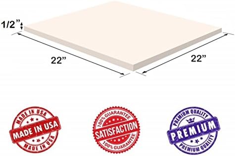 Miniatura 3 de Dream Solutions USA Sábana cuadrada de espuma viscoelástica para tapicería, 12 pulgadas de alto x 22 pulgadas de ancho x 22 pulgadas de largo,