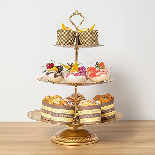 Cake Stand Set Cupcake Tower For Graduation Party Dessert Table Wedding Baby Shower Birthday Tea Party Anniversary Christmas Antique European Decoration 6Pcs #TOP5
