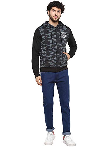 Image of AMERICAN CREW Men's Poly Cotton Hooded Hoodie